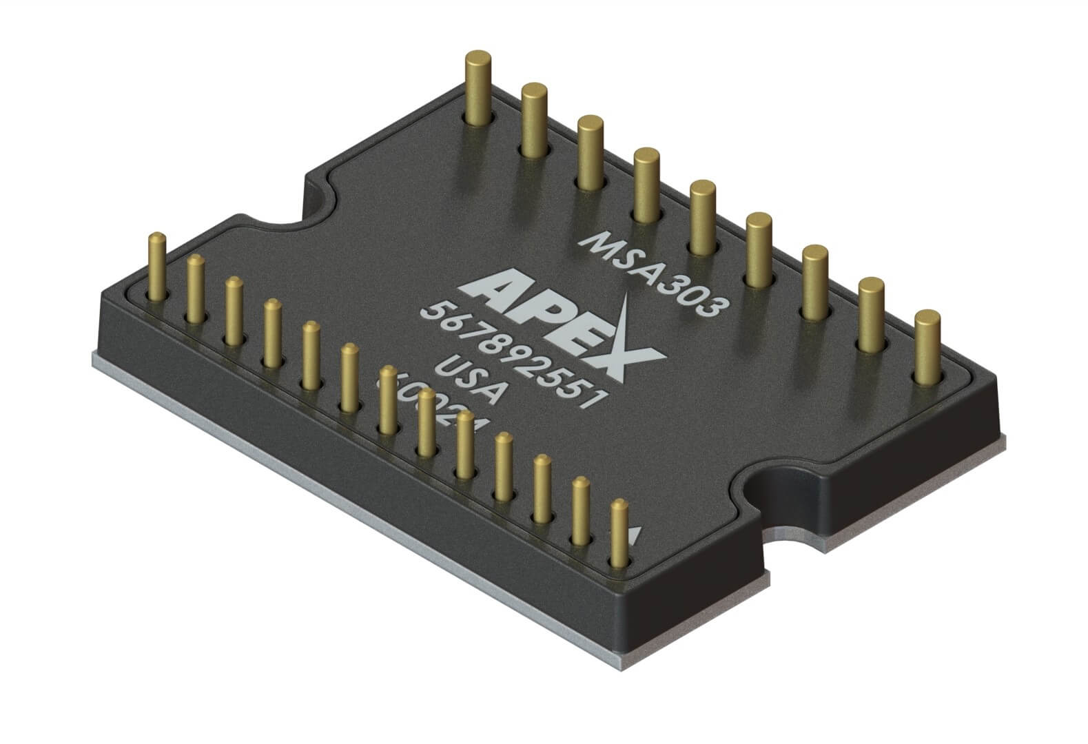 MSA303 – Apex Microtechnology’s 600 V, 40 A Silicon Carbide Integrated Power Module.