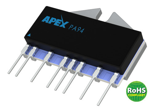 Apex Microtechnology's PA94, a 900V, 700V/µs Power Amplifier in PowerSIP