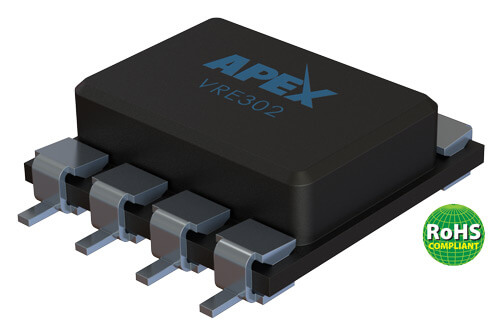 Apex Microtechnology's VRE302, a +2.5 V Low Noise Precision Voltage Reference